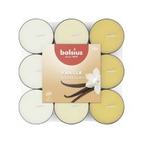 Čajové sviečky Bolsius 18ks Vanilka