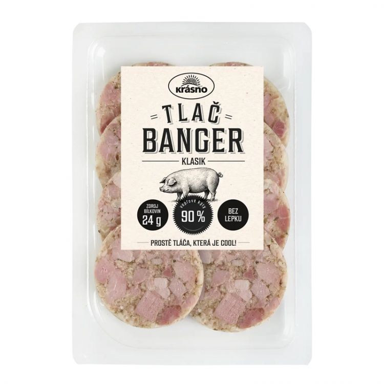 Krásno Tlačenka Banger klasik krájaná 75g