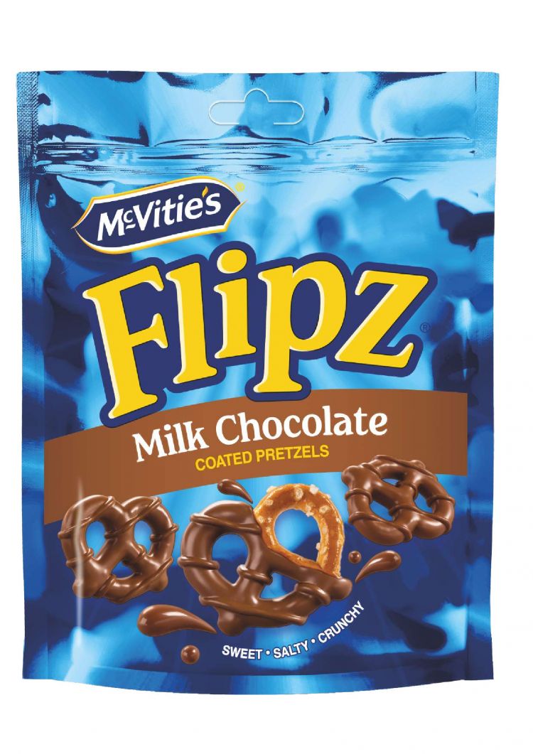 Flipz praclíky v mliečnej čokoláde  70g