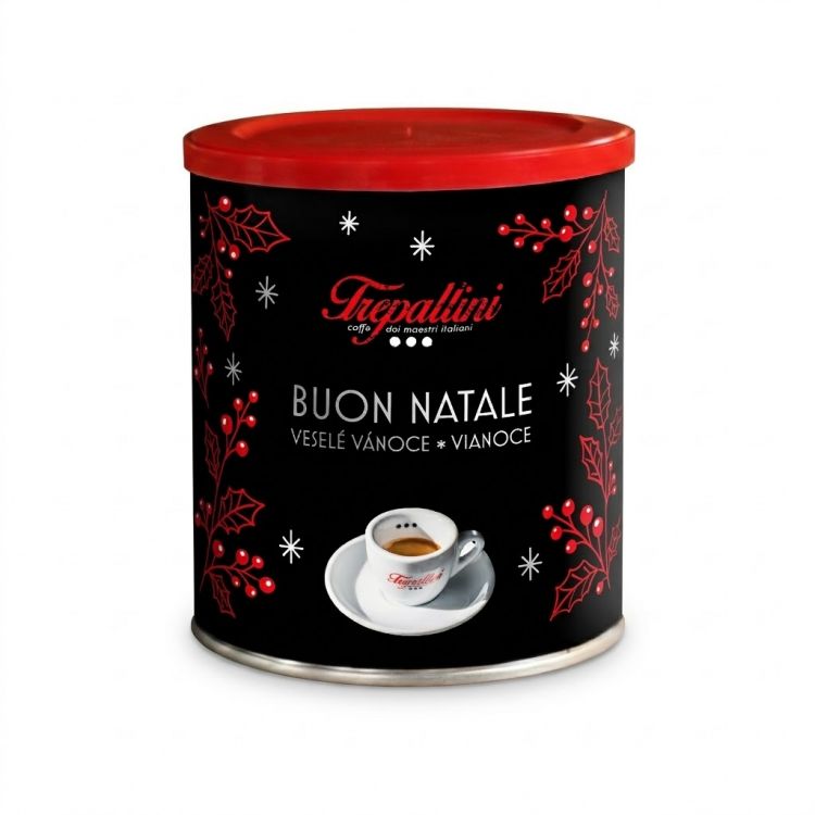 Trepallini Buon Natale, plechovka zrno 250g