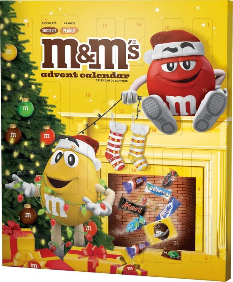 M&M's & friends adventný kalendár 361g