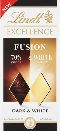 Lindt Excellence Fusion 70% Dark & White 100g