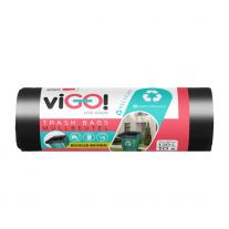 viGO! Eko vrecia LD zaväzovacie čierne 120L 10 kusov 26mic