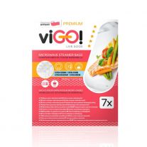 viGO! PREMIUM Vrecká do mikrovlnnej rúry na paru 7 ks
