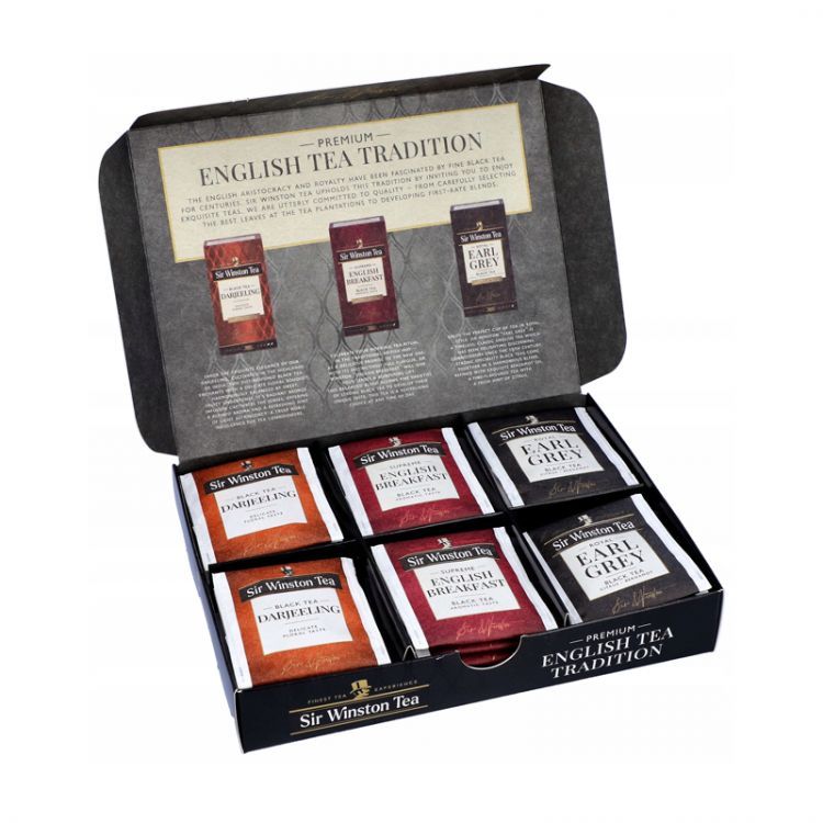 SIR WINSTON English tea collection čiernych čajov 53g