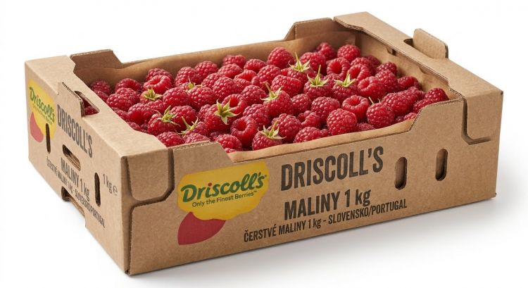 Maliny čerstvé 1kg