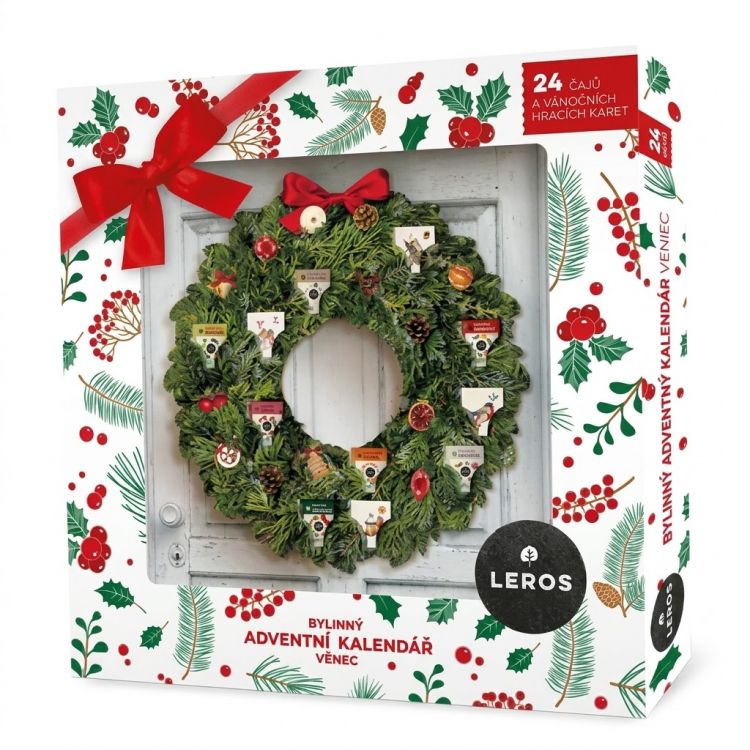 Leros Bylinný adventný kalendár veniec, 24NS