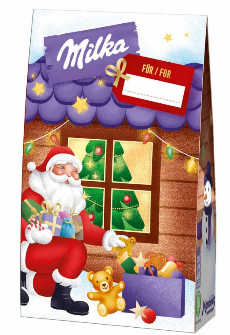 Milka Vianočný domček 70g