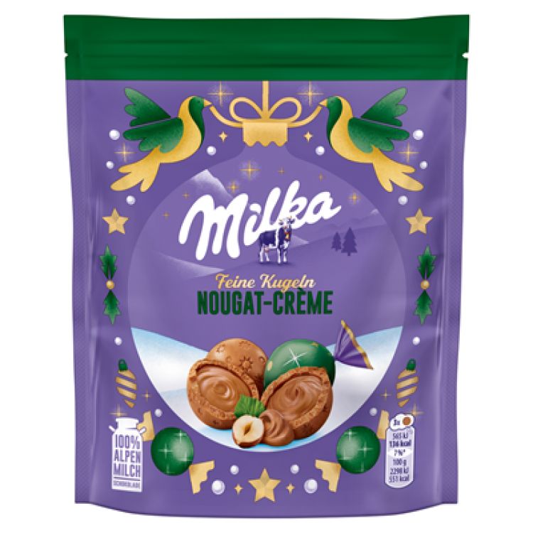 Milka Jemné guličky nugátové 90 g