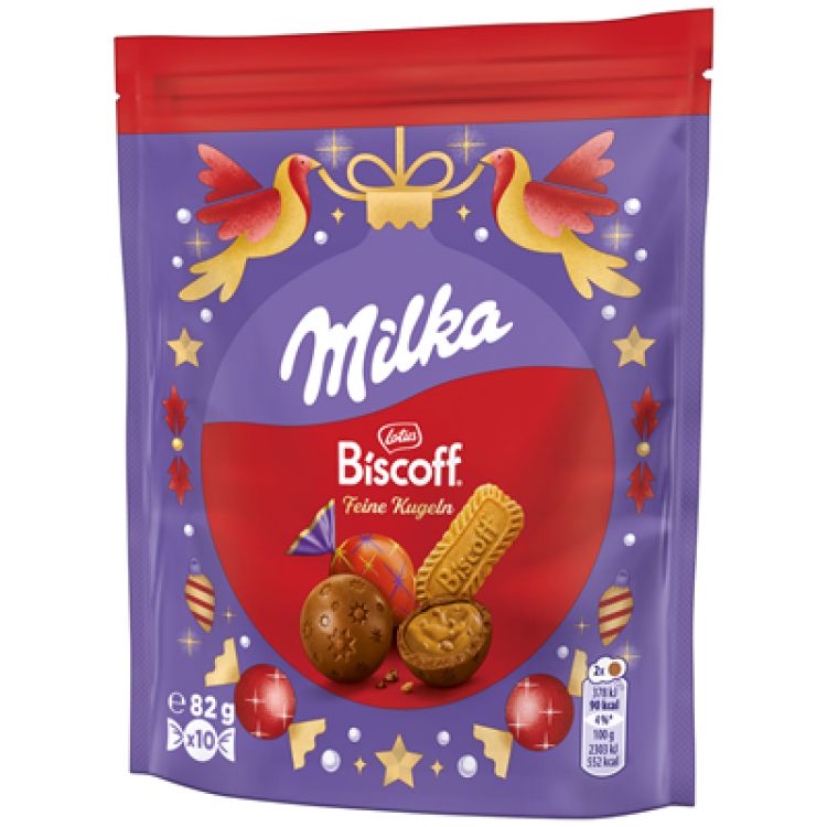Milka Lotus Biscoff guličky 82 g