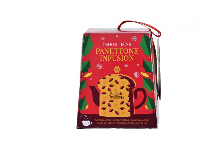English Tea Shop BIO Vianočná Krabička Panettone 20g