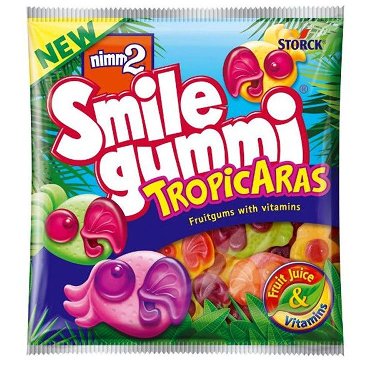 Storck Nimm2 smile gummi TropicAras cukríky 90 g