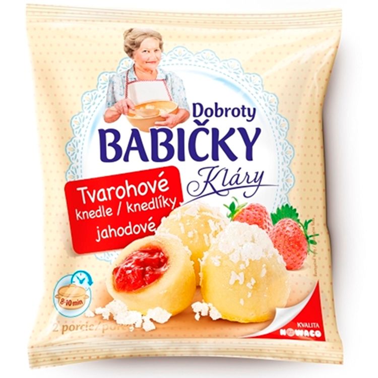 Dobroty Babičky Kláry Tvarohové knedle jahodové 320 g - eDELIA.sk