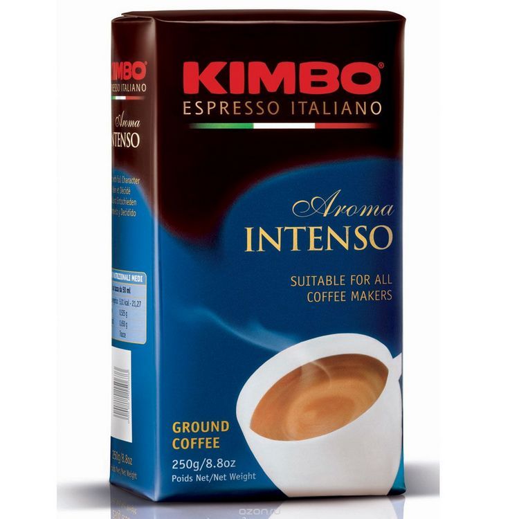 Kimbo Aroma intenso pražená mletá káva 250 g
