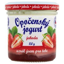 Opočenský jogurt jahoda 150 g