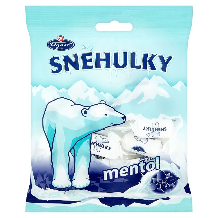Figaro Snehulky Mentolovo-eukalyptové karamely 90 g - eDELIA.sk