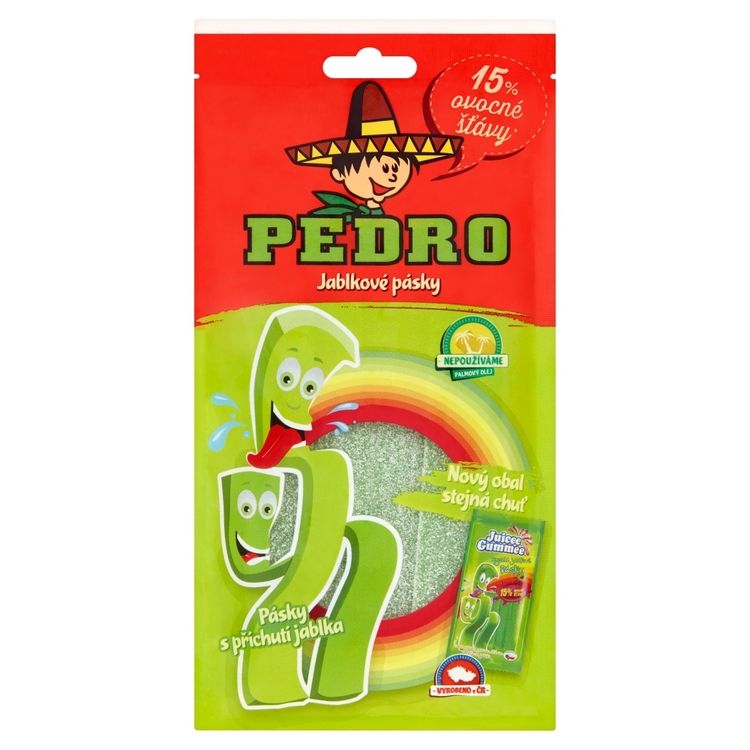 PEDRO Pásky s príchuťou jablka 85 g