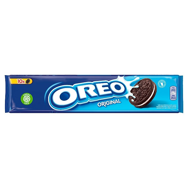 Oreo Original kakaové sušienky s náplňou s vanilkovou príchuťou 110 g - eDELIA.sk