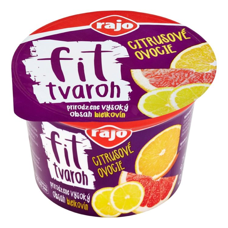 Rajo Fit tvaroh citrusové plody 200 g - eDELIA.sk