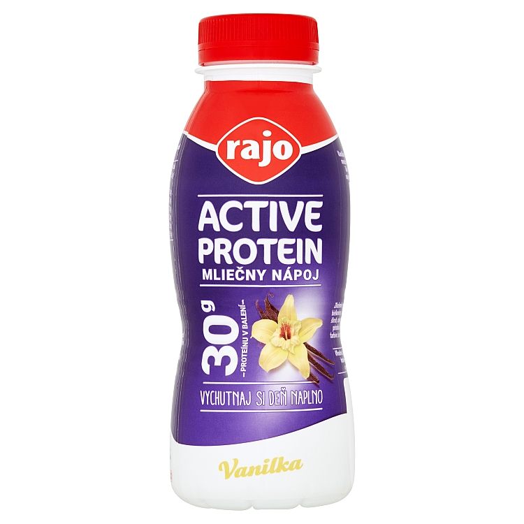 Rajo Active Protein Mliečny nápoj vanilka 330 ml