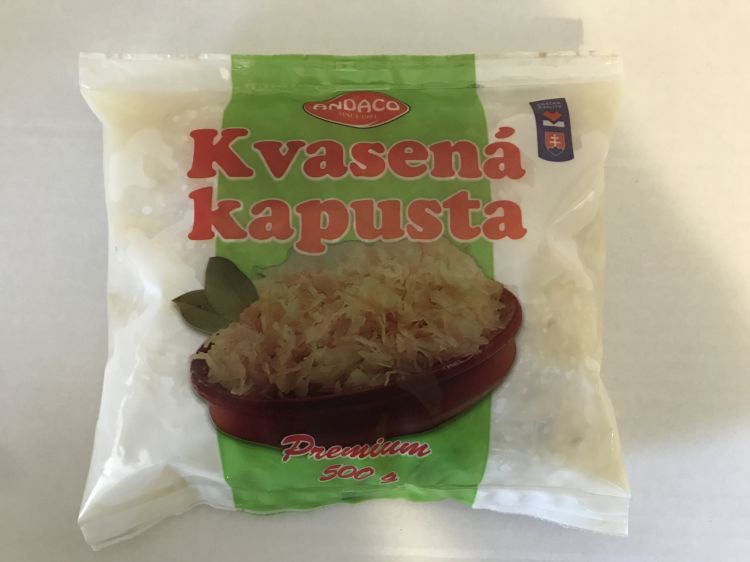 Andaco Kvasená kapusta biela v slanom náleve 500 g