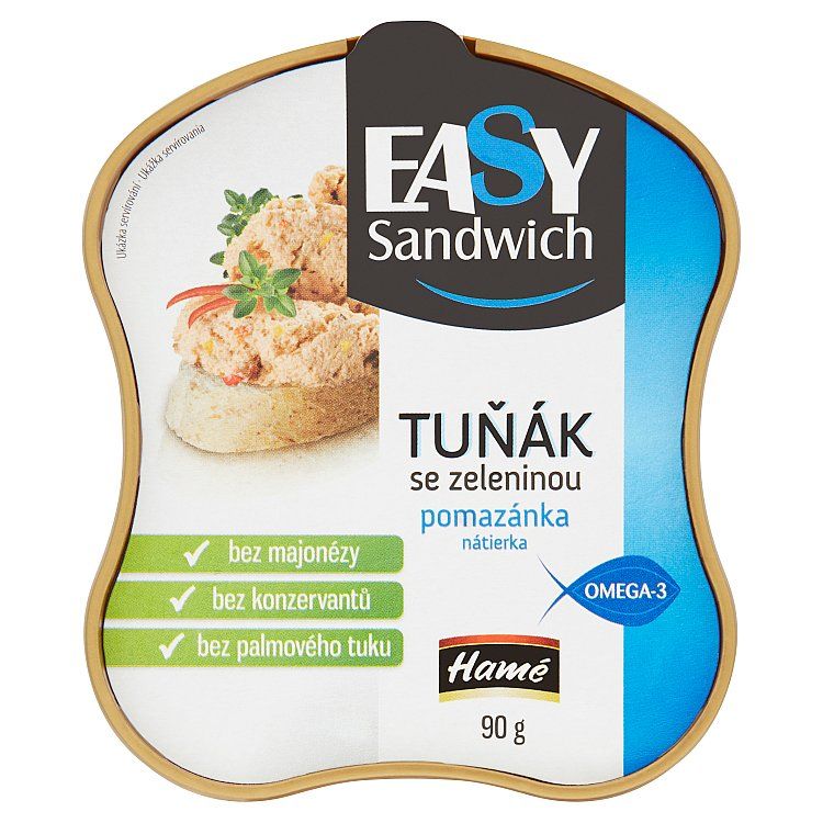 Hamé Easy Sandwich Tuniaková nátierka so zeleninou 90 g