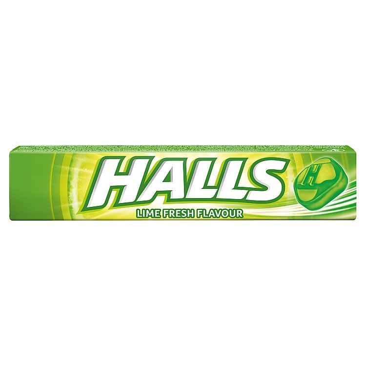 Halls bonbóny limetkové s vitamínom C 33,5 g