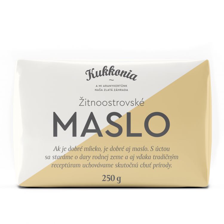 Kukkonia Žitnoostrovské maslo 250 g - eDELIA.sk
