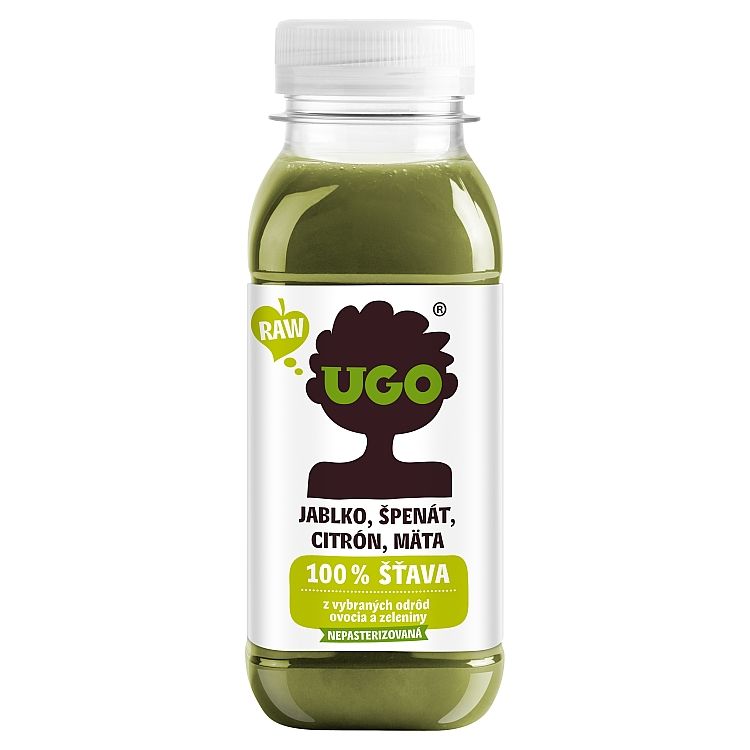 Ugo GS Jablko, špenát, citrón, mäta 250 ml