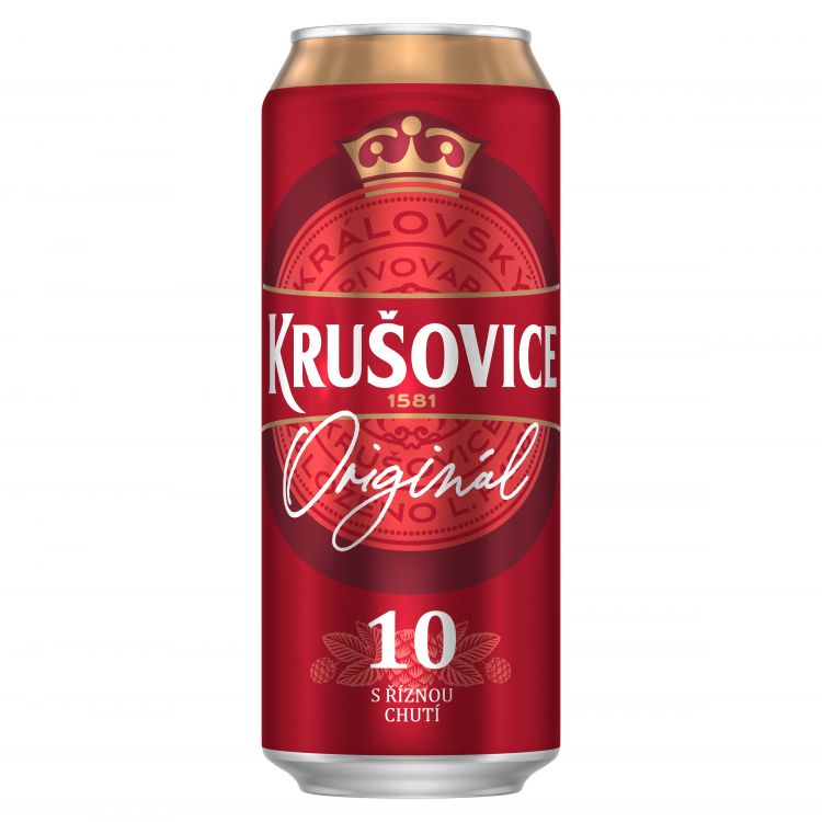 Krušovice Královský Originál 10 svetlé výčapné pivo 0,5 l