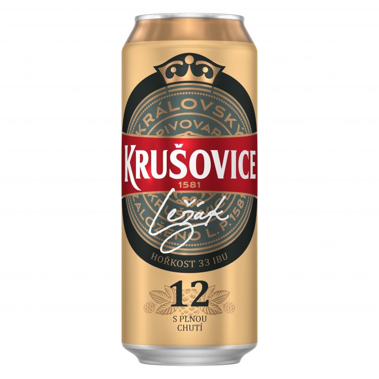 Krušovice Královská 12 pivo svetlý ležiak 0,5 l - eDELIA.sk