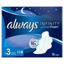 Always Infinity Night (Size 3) Krídelká 10 Vložky