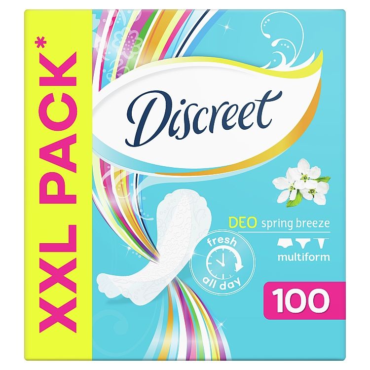 Discreet Multiform Spring Breeze Priedušné Intímky 100 ks - eDELIA.sk