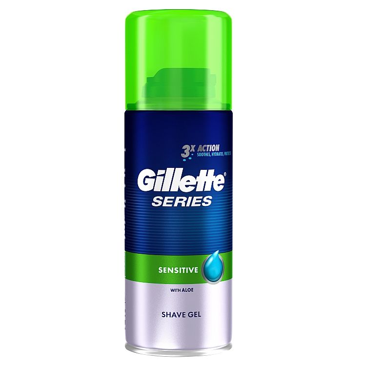 Gillette Series Sensitive Pánsky Gél Na Holenie 75ml