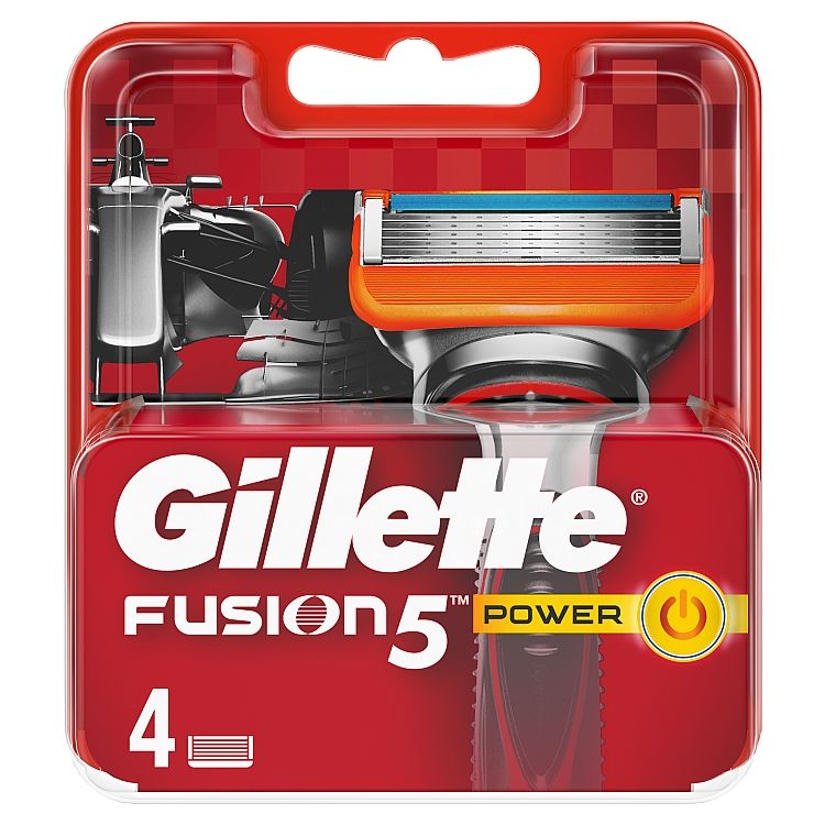 Gillette Fusion5 Power Náhradné Holiace Hlavice 4 Ks - eDELIA.sk