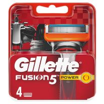 Gillette Fusion5 Power Náhradné Holiace Hlavice 4 Ks