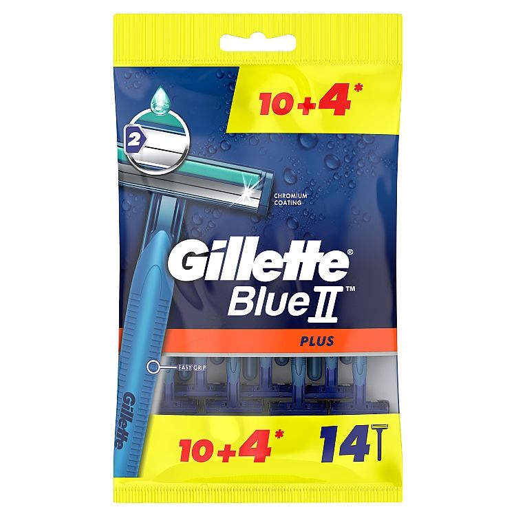 Gillette BlueII Plus Pánske Jednorazové Holiace Strojčeky x14 - eDELIA.sk