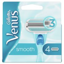Gillette Venus Smooth Náhradné Holiace Hlavice x4