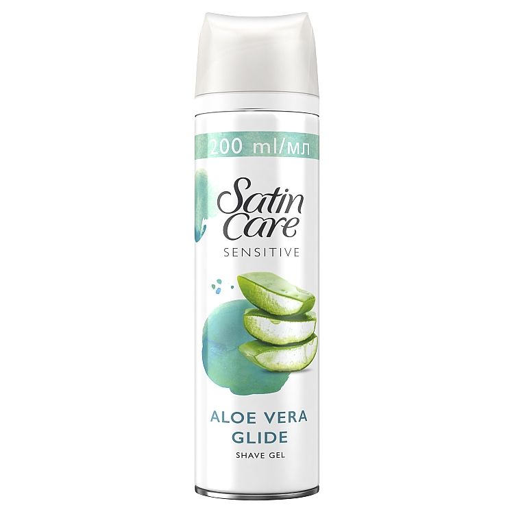 Satin Care Sensitive Aloe Vera Glide Gél Na Holenie 200ml