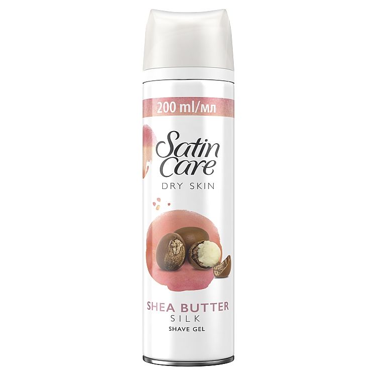 Gillette Satin Care Dry Skin Gél Na Holenie Pre Ženy 200 ml - eDELIA.sk