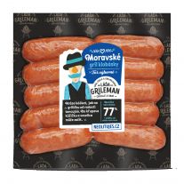 Kostelecké uzeniny Gril Moravské klobásky 400g