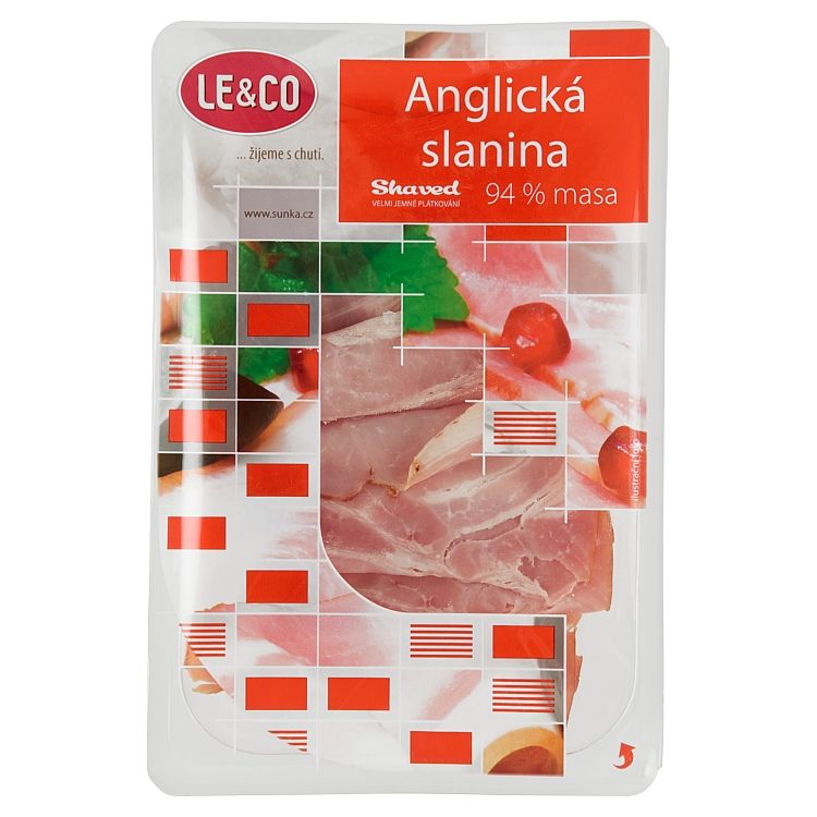 Le & Co Anglická slanina veľmi jemno krájaná 100 g - eDELIA.sk
