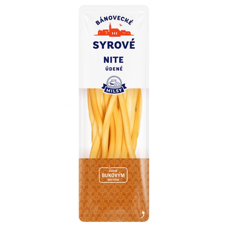MILSY Bánovecká Syrové nite údené 100 g