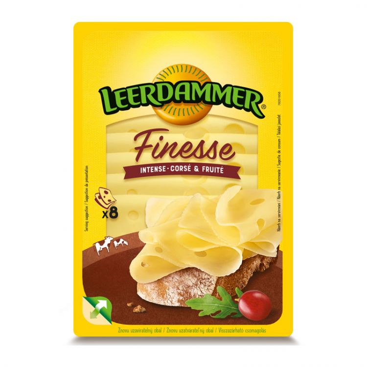 Leerdammer Finesse Caractère syr 8 plátkov 80 g - eDELIA.sk