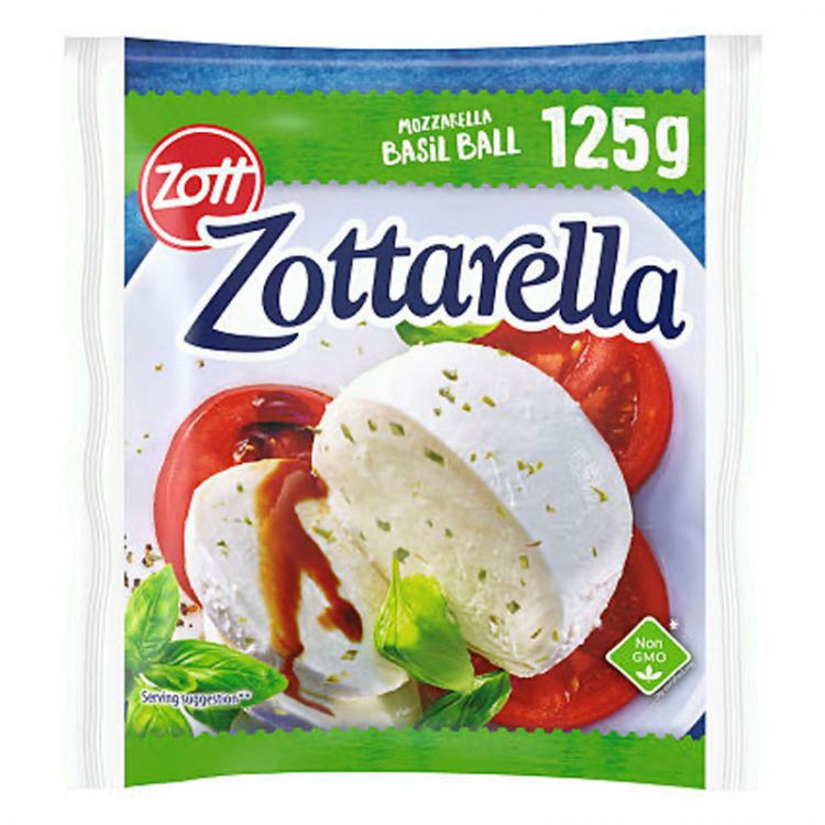 Zottarella Bazalka 125g