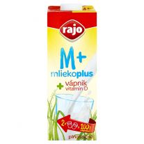 Rajo Mliekoplus trvanlivé plnotučné 3,5% mlieko s vápnikom 1 l