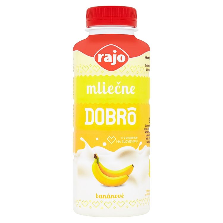 Rajo Mliečne Dobrô banánové 350 ml - eDELIA.sk