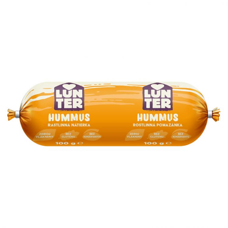 Lunter Hummus rastlinná nátierka 100 g - eDELIA.sk