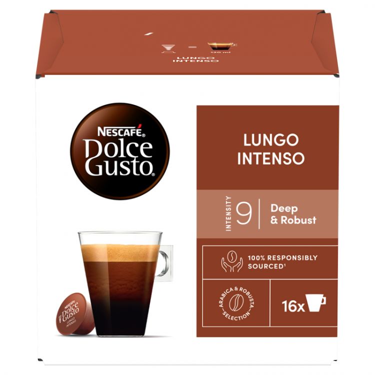NESCAFÉ Dolce Gusto Lungo Intenso - káva v kapsulách - 16 kapsúl v balení
