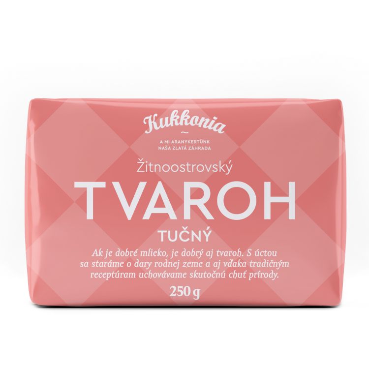 Kukkonia Tvaroh tučný hrudkovitý 250 g